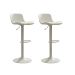 Conjunto com 2 Banquetas Giratórias Reims Branco