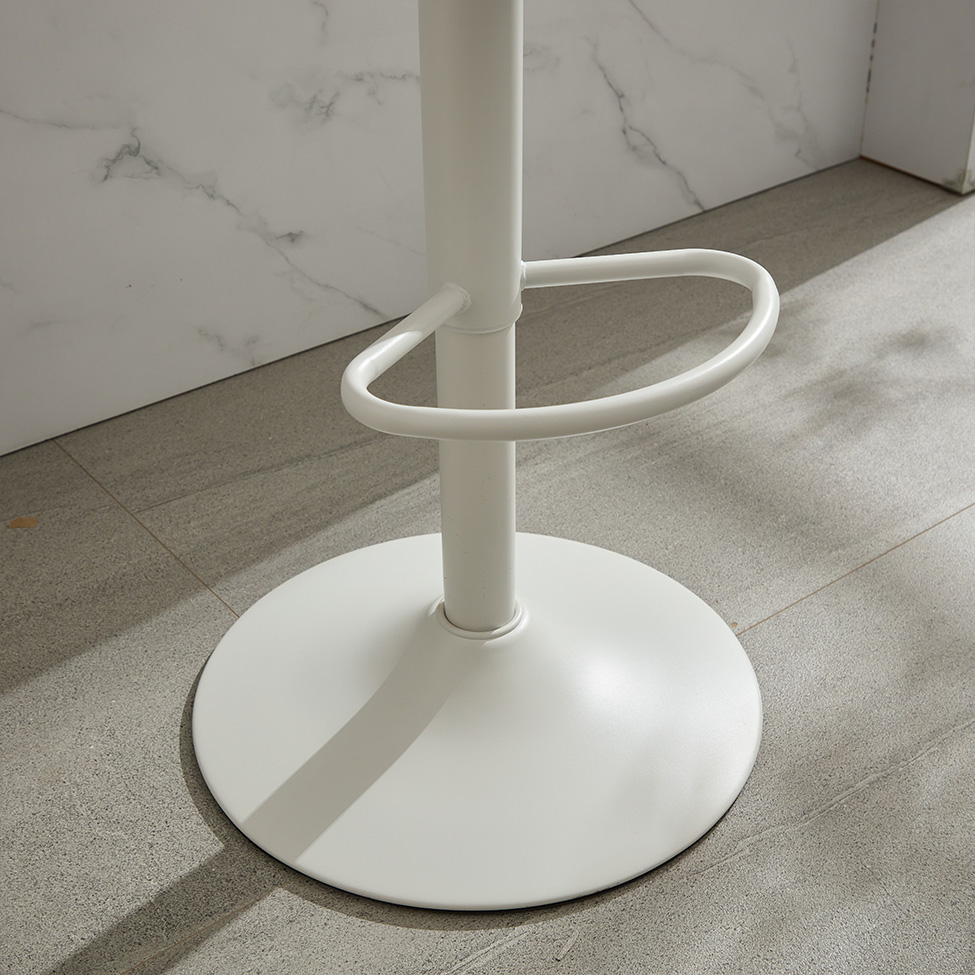 Conjunto com 2 Banquetas Giratórias Reims Branco