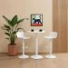 Conjunto com 2 Banquetas Giratórias Reims Branco