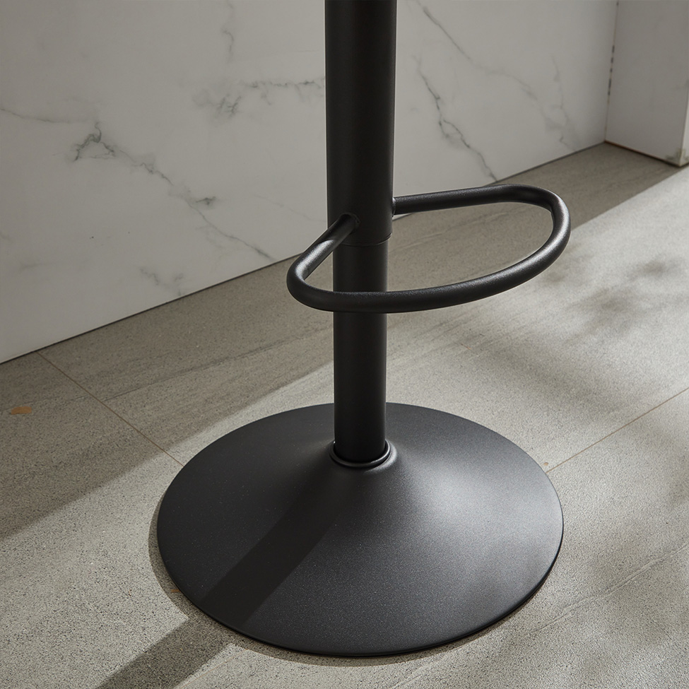 Conjunto com 2 Banquetas Giratórias Reims Preto