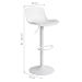 Conjunto com 2 Banquetas Giratórias Rennes Branco