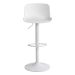 Conjunto com 2 Banquetas Giratórias Rennes Branco