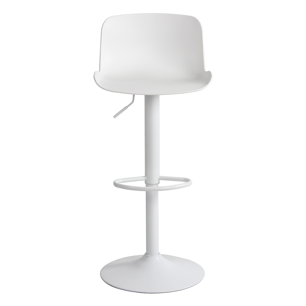 Conjunto com 2 Banquetas Giratórias Rennes Branco