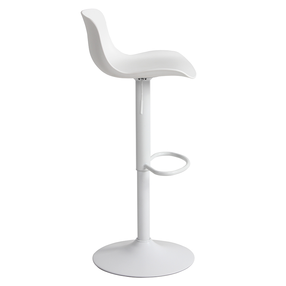 Conjunto com 2 Banquetas Giratórias Rennes Branco