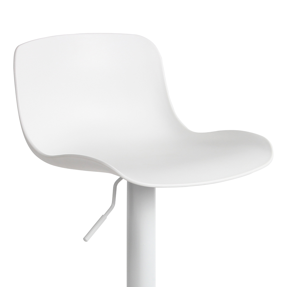 Conjunto com 2 Banquetas Giratórias Rennes Branco