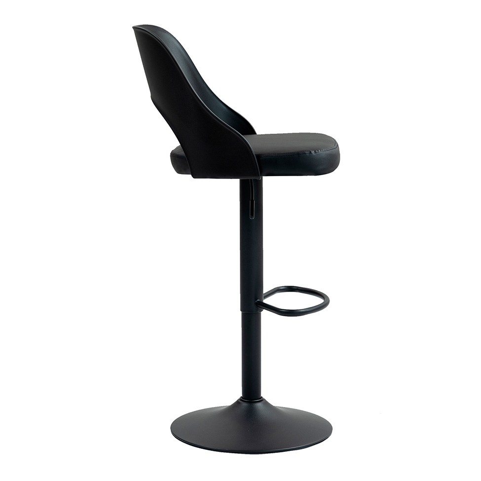 Conjunto com 2 Banquetas Giratórias Riva Preto