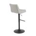 Conjunto com 2 Banquetas Giratórias Sommer Cinza