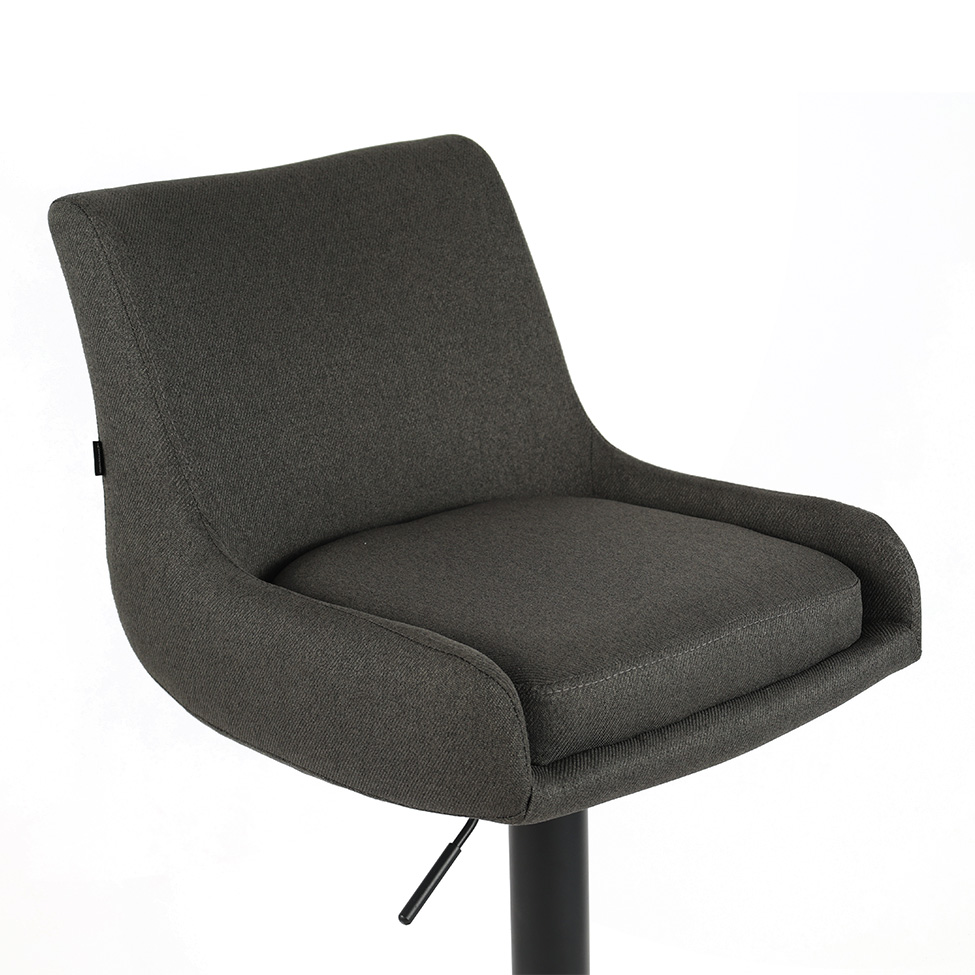 Conjunto com 2 Banquetas Giratórias Sommer Cinza Escuro
