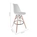 Conjunto com 2 Banquetas Saar Branco