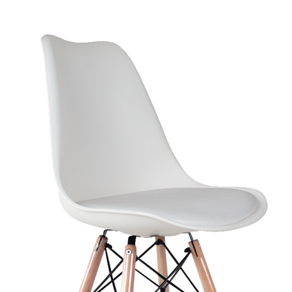 Conjunto com 2 Banquetas Saar Branco