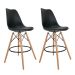 Conjunto com 2 Banquetas Saar Preto