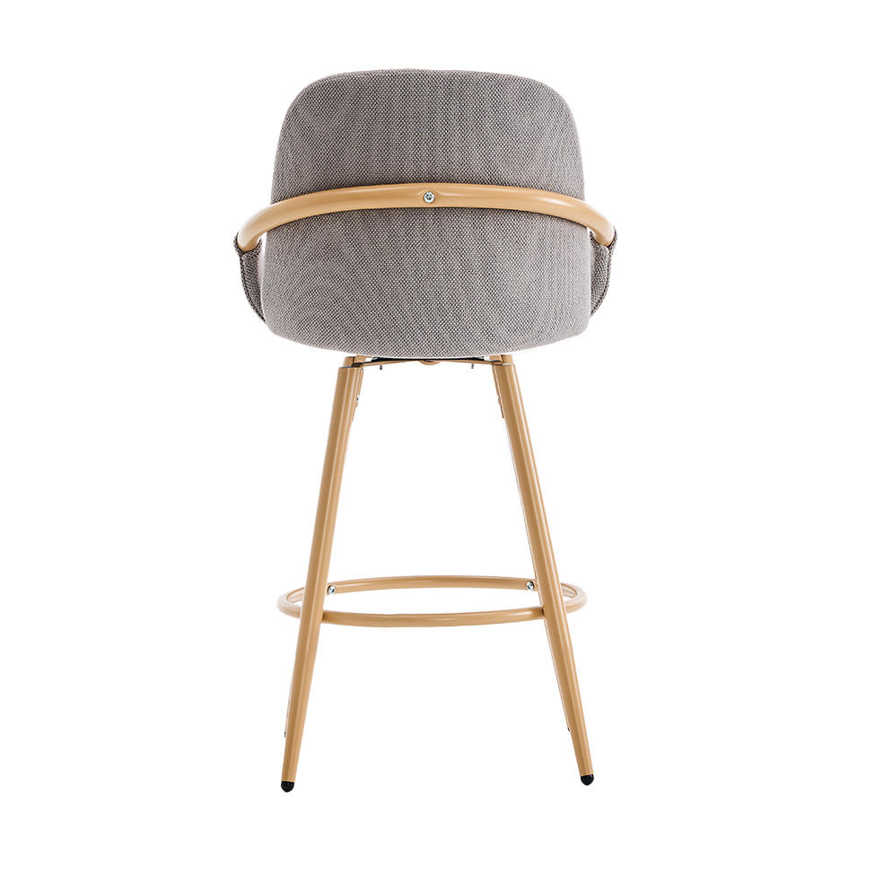 Conjunto com 2 Banquetas Vita Cinza Claro