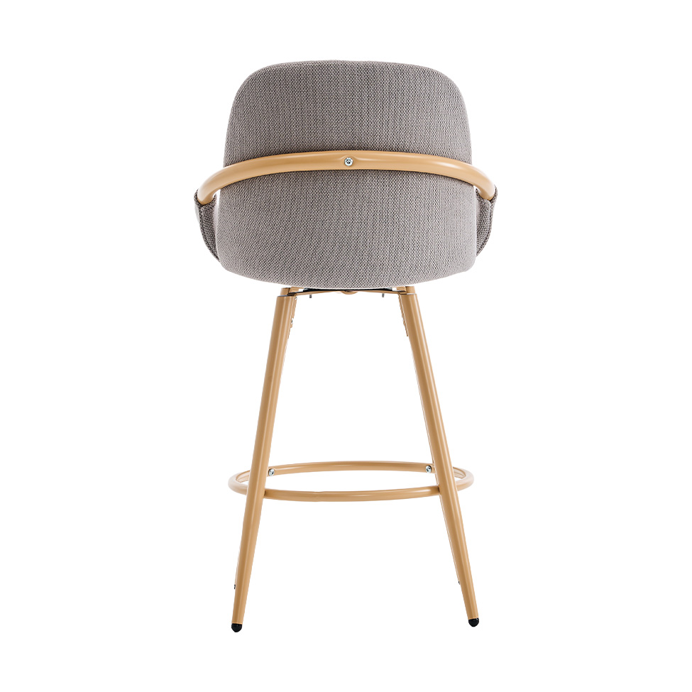 Conjunto com 2 Banquetas Vita Cinza Claro