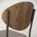 Conjunto com 2 Cadeiras Bella Wood Cinza