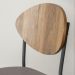 Conjunto com 2 Cadeiras Bella Wood Cinza