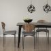 Conjunto com 2 Cadeiras Bella Wood Cinza