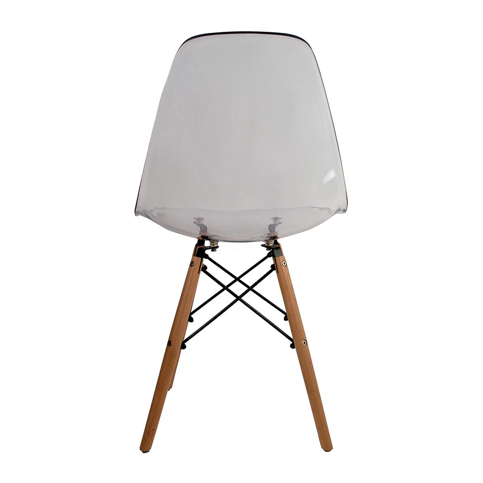 Conjunto com 2 Cadeiras Charles Eames Cristal