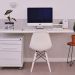 Conjunto com 2 Cadeiras Charles Eames II Branco