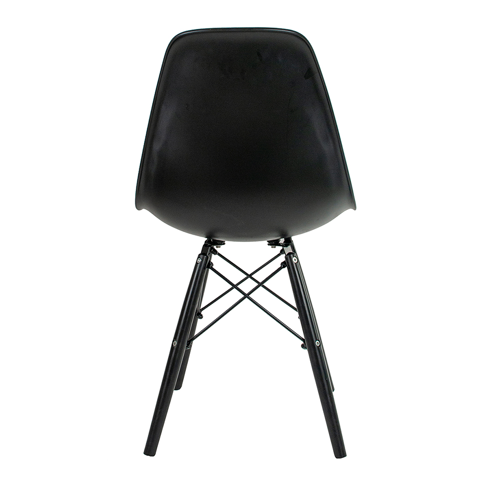 Conjunto com 2 Cadeiras Charles Eames II Preto
