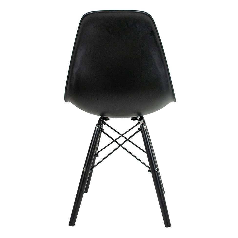 Conjunto com 2 Cadeiras Charles Eames Preto