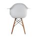 Conjunto com 2 Cadeiras Charles Eames com Braço I Branco