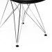Conjunto com 2 Cadeiras Eames Cromado e Preto