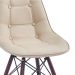 Conjunto com 2 Cadeiras Eames Eiffel Botonê Bege