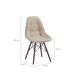 Conjunto com 2 Cadeiras Eames Eiffel Botonê Bege