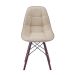 Conjunto com 2 Cadeiras Eames Eiffel Botonê Bege