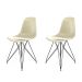Conjunto com 2 Cadeiras Eames Eiffel Fendi e Preto