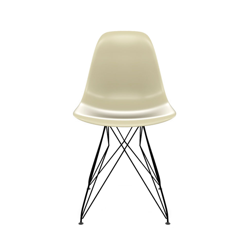 Conjunto com 2 Cadeiras Eames Eiffel Fendi e Preto