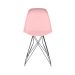 Conjunto com 2 Cadeiras Eames Eiffel Rosa e Preto