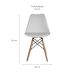 Conjunto com 2 Cadeiras Eames Saarinen Leda Branco