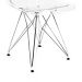 Conjunto com 2 Cadeiras Eames Transparente