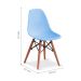 Conjunto com 2 Cadeiras Infantis Eames Azul