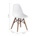 Conjunto com 2 Cadeiras Infantis Eames Branco