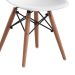 Conjunto com 2 Cadeiras Infantis Eames Branco