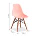 Conjunto com 2 Cadeiras Infantis Eames Rosa