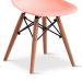 Conjunto com 2 Cadeiras Infantis Eames Rosa