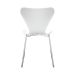 Conjunto com 2 Cadeiras Jacobsen Branco e Cromado