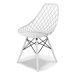 Conjunto com 2 Cadeiras Kaila DSW Branco