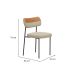 Conjunto com 2 Cadeiras Mona Linho Gengibre e Whisky