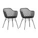 Conjunto com 2 Cadeiras Pianeti Preta