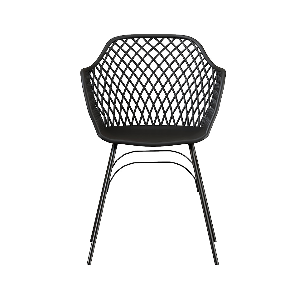 Conjunto com 2 Cadeiras Pianeti Preta