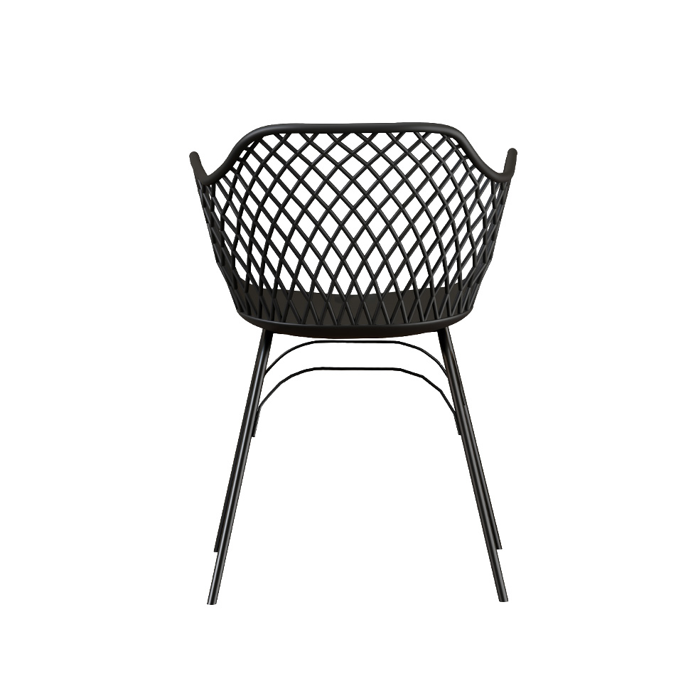 Conjunto com 2 Cadeiras Pianeti Preta