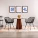 Conjunto com 2 Cadeiras Pianeti Preta