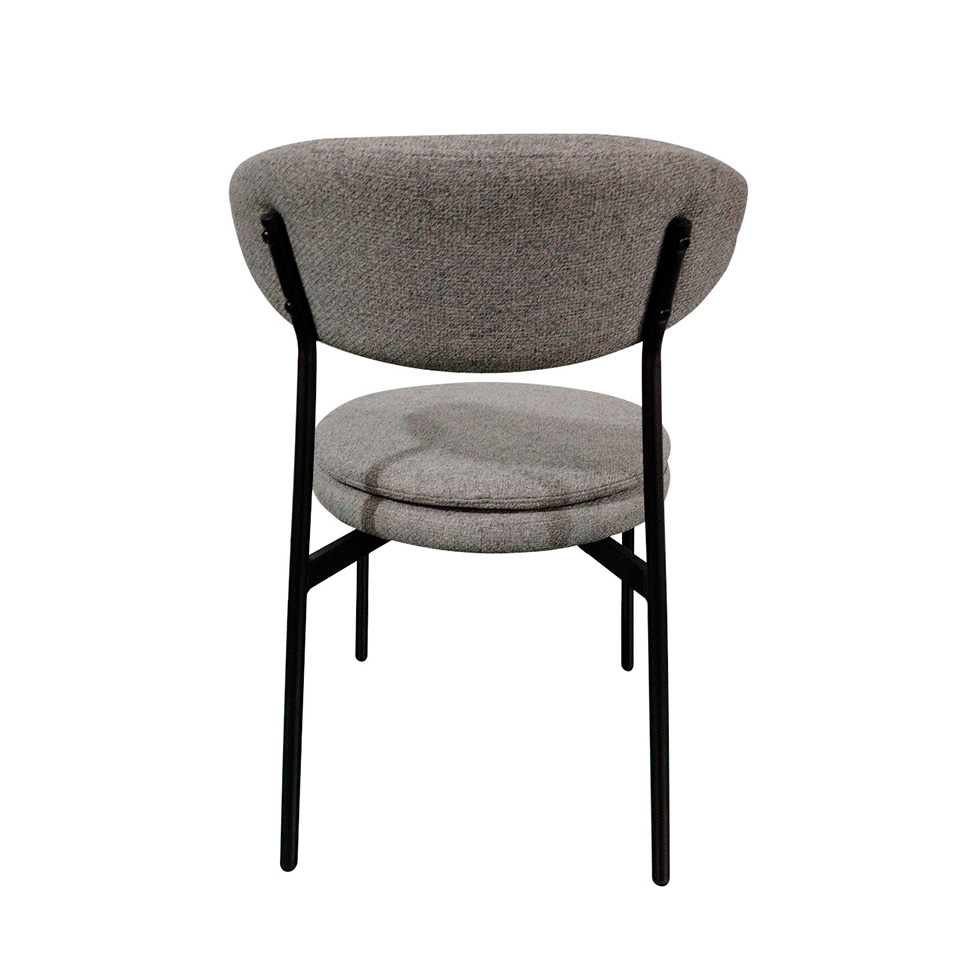 Conjunto com 2 Cadeiras Piscis Cinza Claro