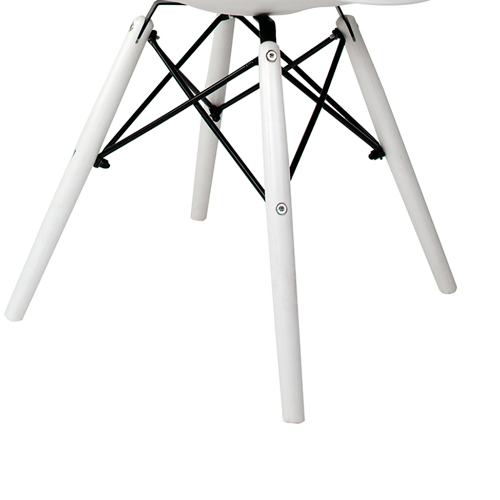 Conjunto com 2 Cadeiras Saar Branco