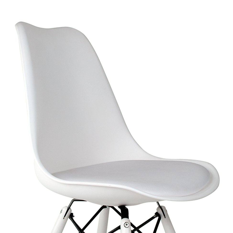 Conjunto com 2 Cadeiras Saar Branco