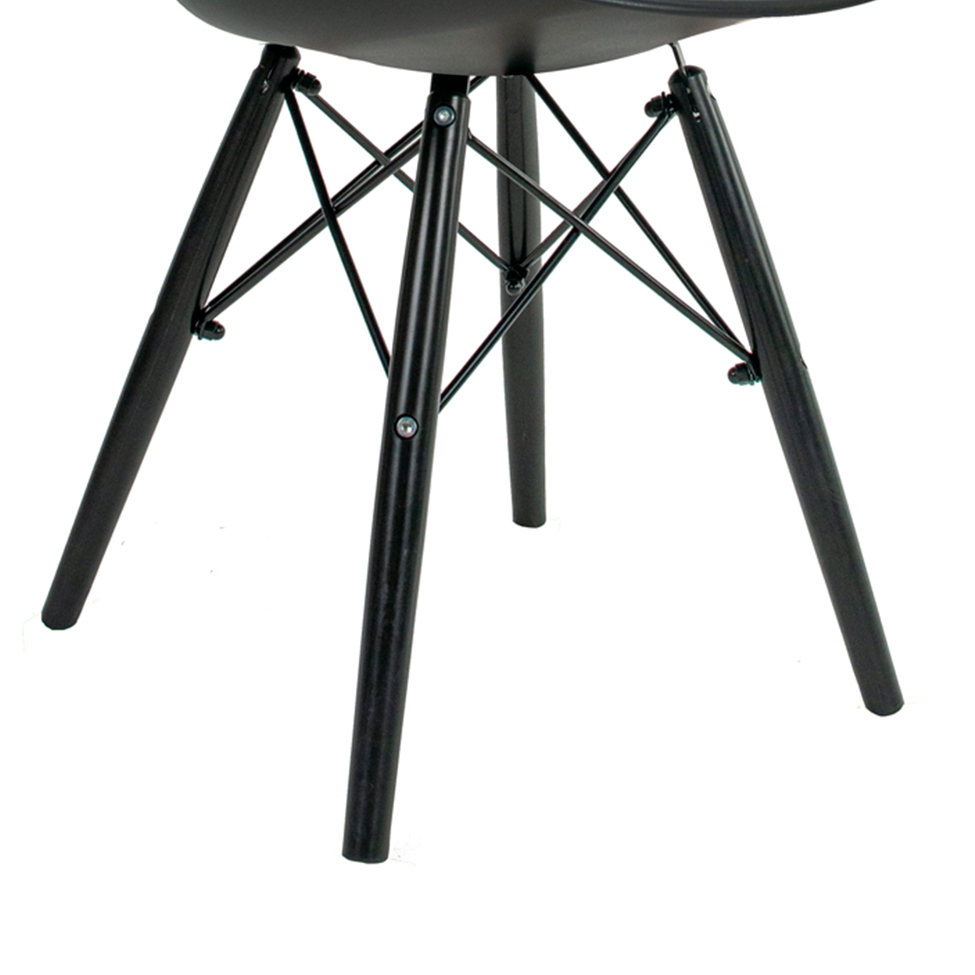 Conjunto com 2 Cadeiras Saar Preto